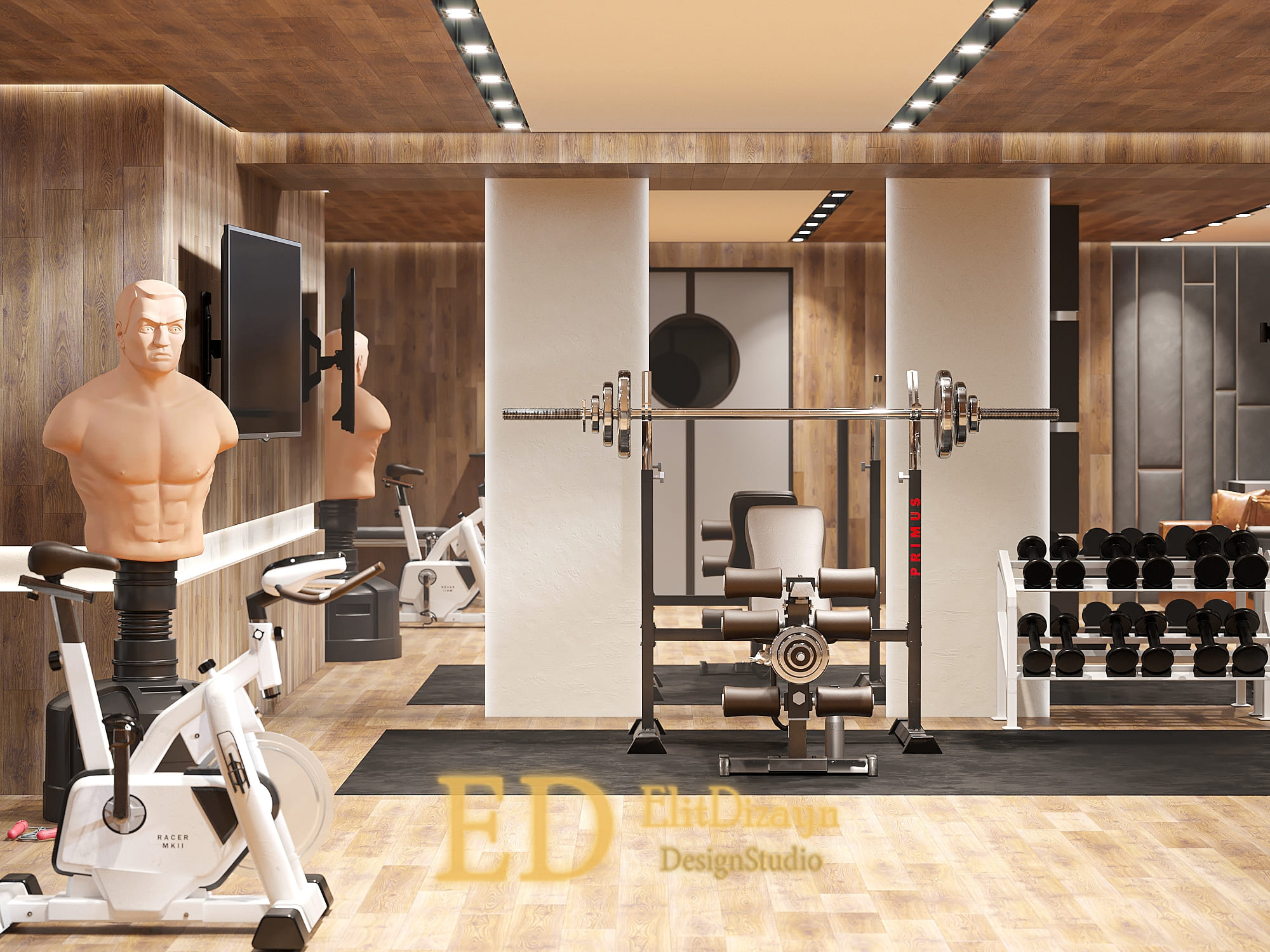 Дизайн спортзалов студии дизайна интерьера ED- studio